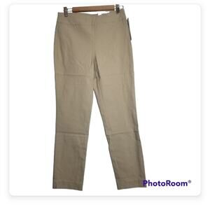 NWT Charter Club Tan Cambridge Skinny Pants